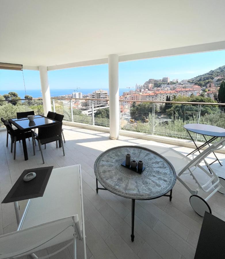 Grand 3 Pieces Avec Terrasse Vue Mer Tout Confort Beausoleil Exterior photo